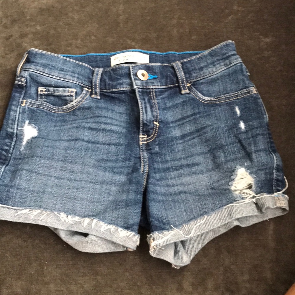 Jean shorts from Abercrombie kids